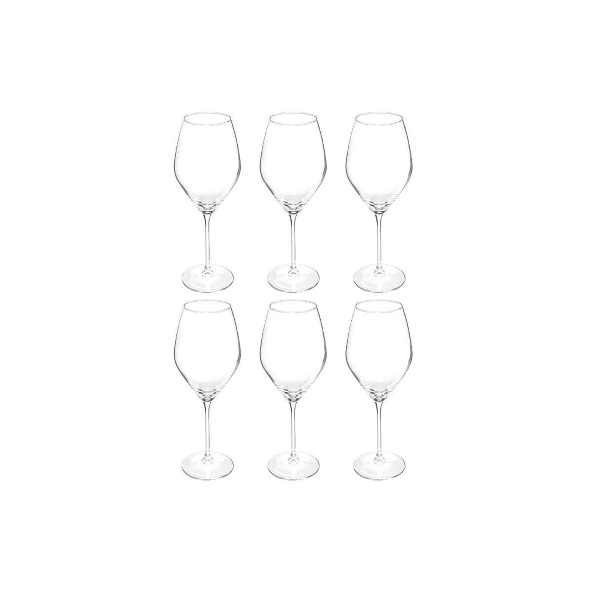 SECRET DE GOURMET Lot de 6 verres à eau  silvia  47cl transparent