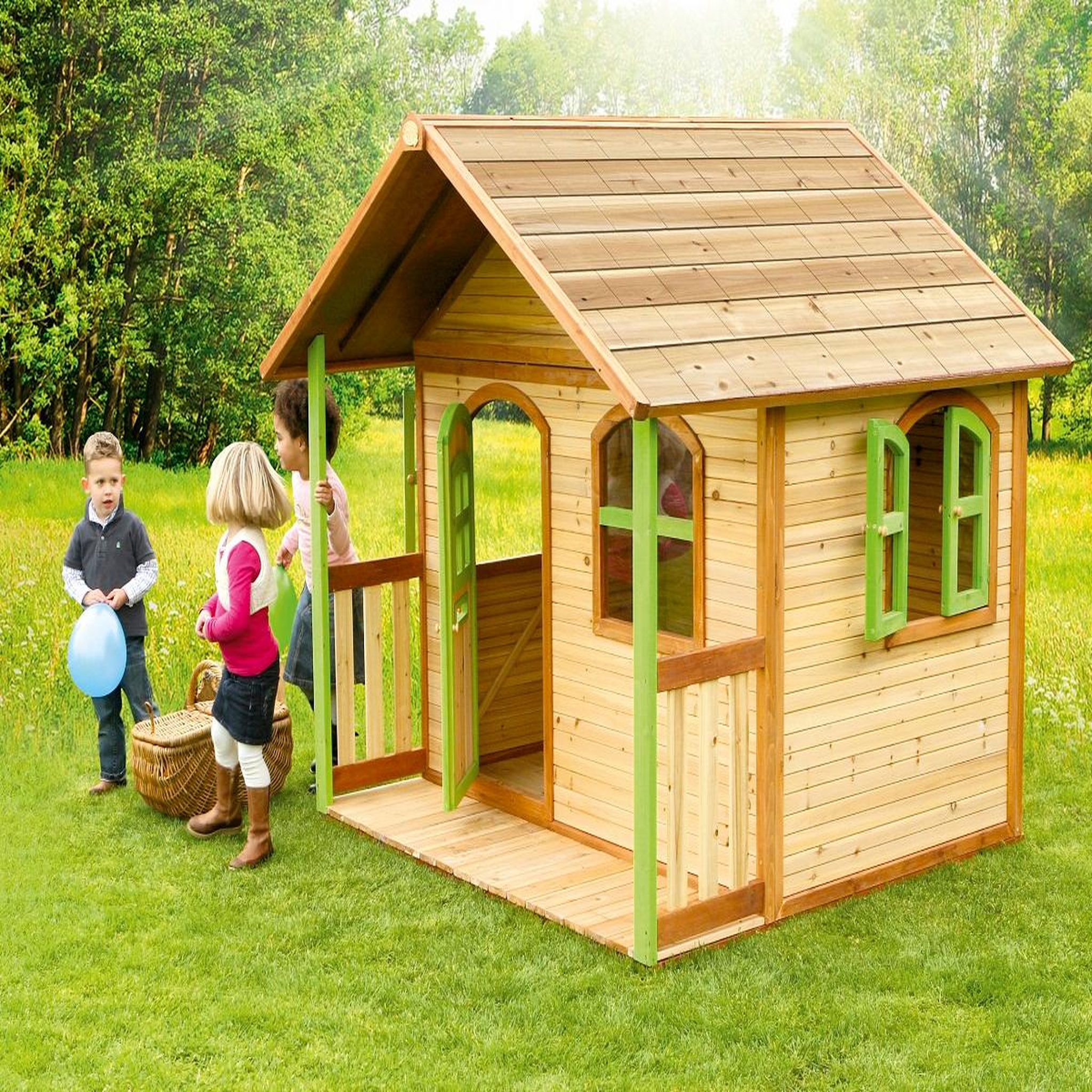 PRAGMA Cabane pour enfant - Bois - H1.8m- Milan  