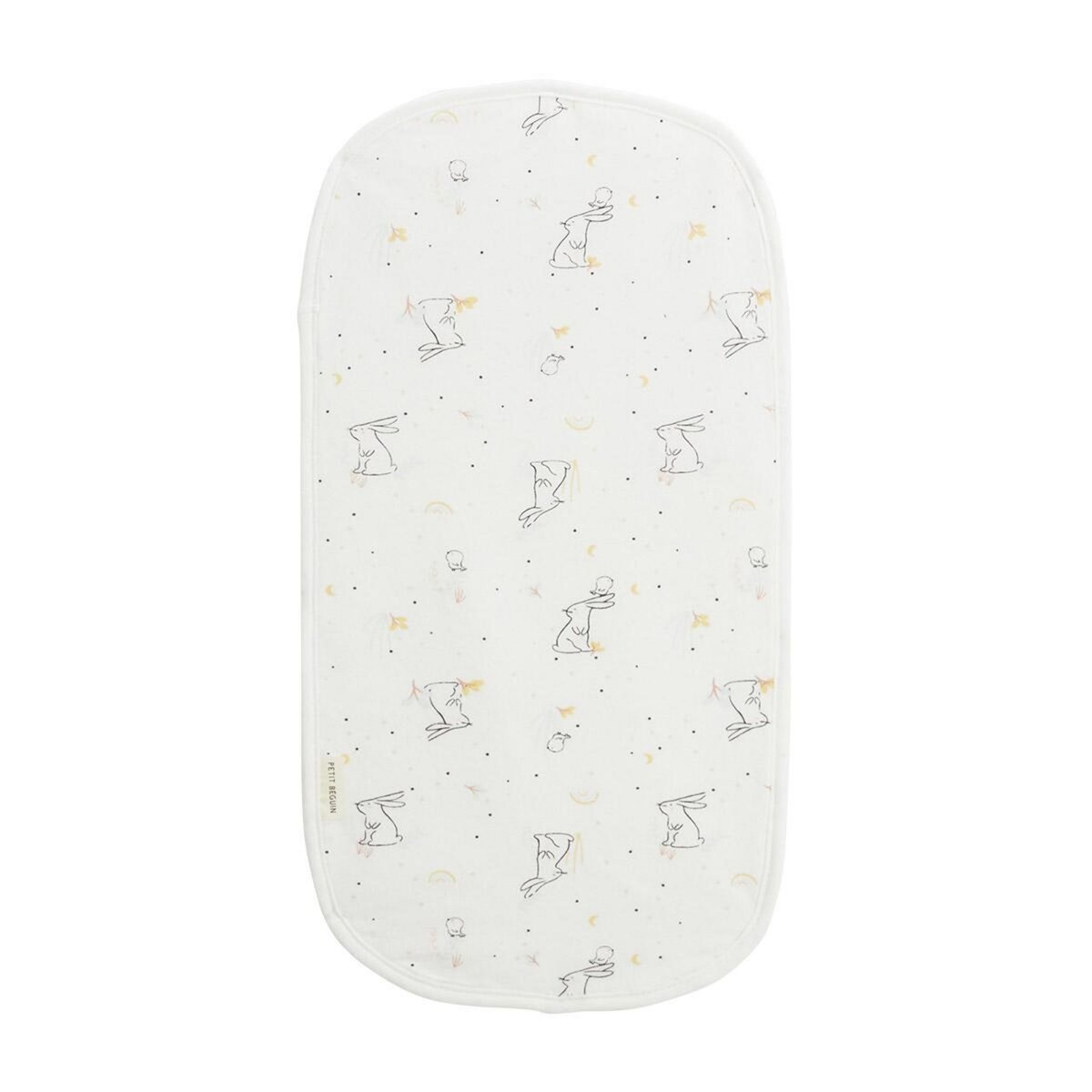 Petit Béguin Bavoir d'épaule bébé Hello Baby