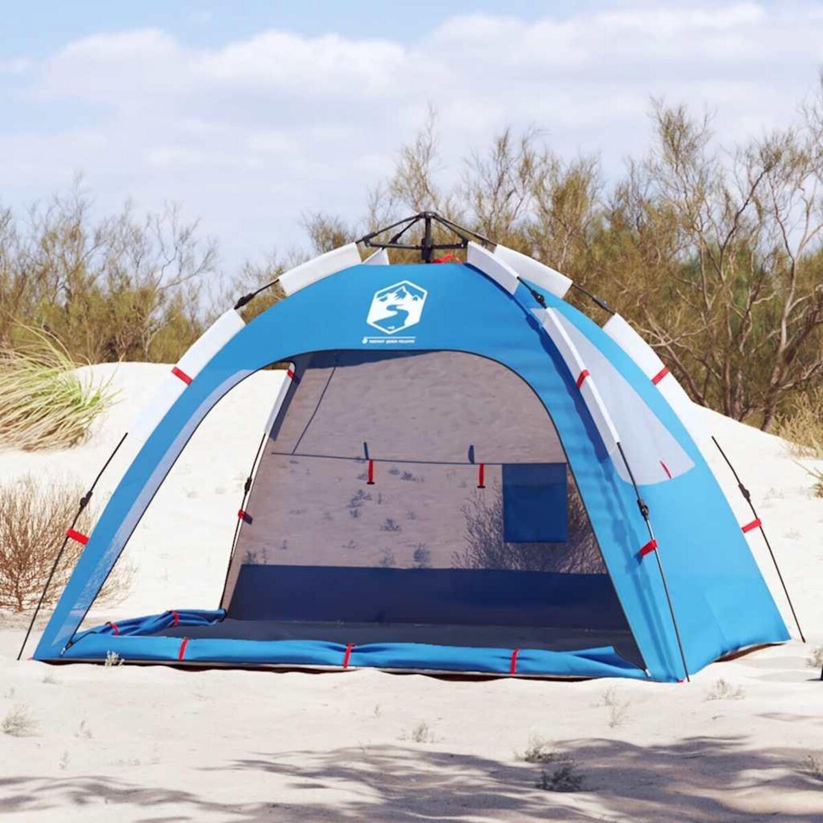 VIDAXL Tente de plage 2 personnes liberation rapide impermeable