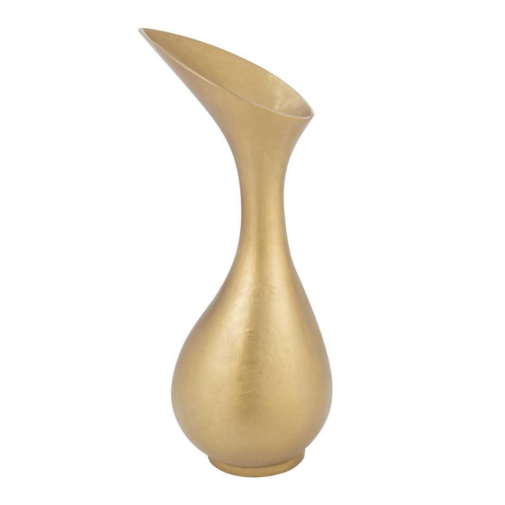 J-LINE Vase design en aluminium  olivia  77cm or