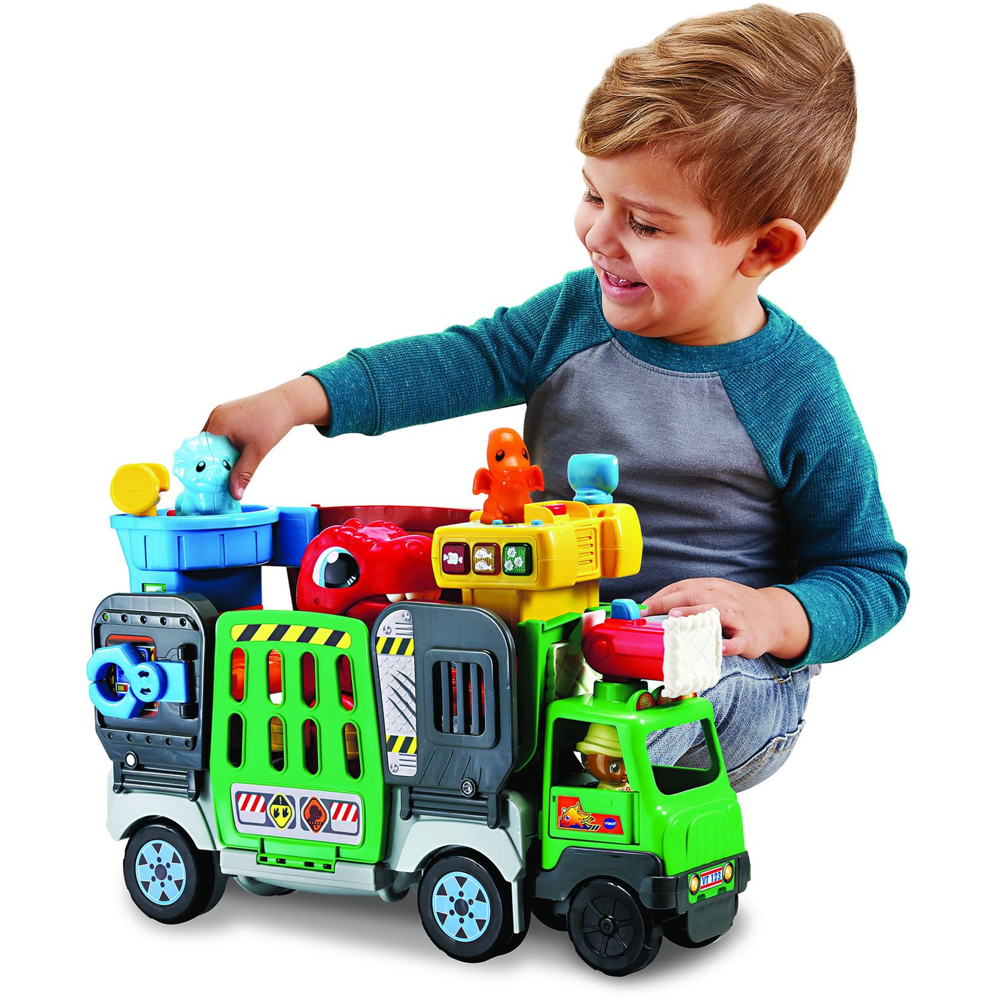 Voir la diapositive 2 : VTECH Super camion parc SOS dinos - Tut Tut Copains