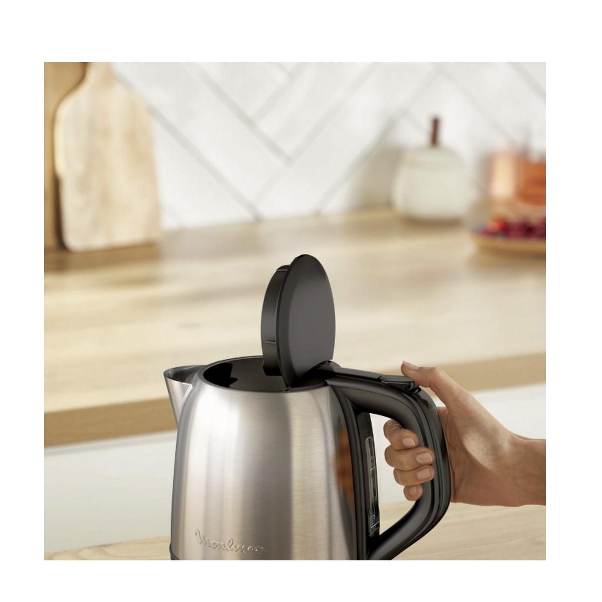 MOULINEX Bouilloire sans fil 1l 2400w  mini inox - BY5S2DE0