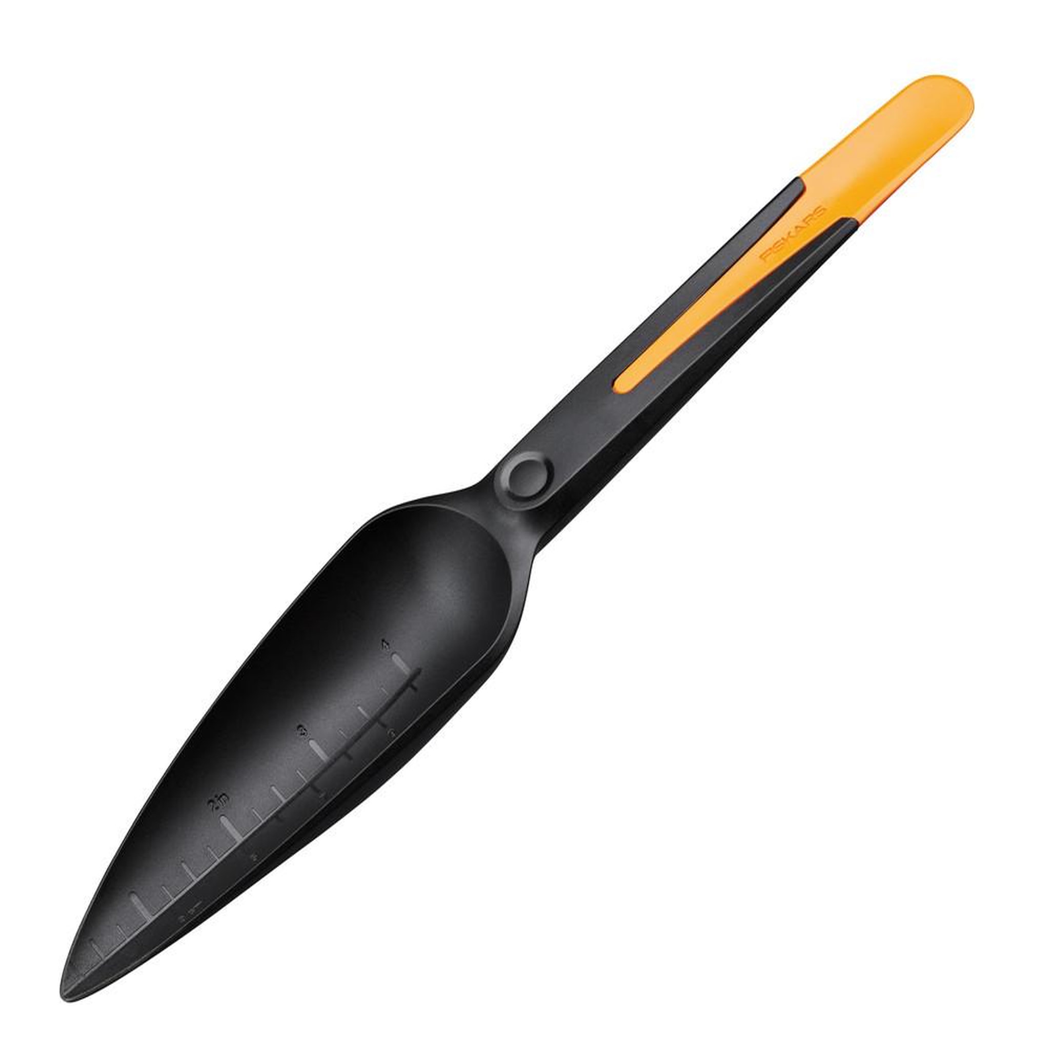 Fiskars Plantoir à graines Solid - Guide de mesure - Fabriqué en FiberComp
