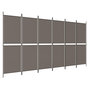 Voir la diapositive 2 : VIDAXL Cloison de separation 6 panneaux Anthracite 300x200 cm Tissu