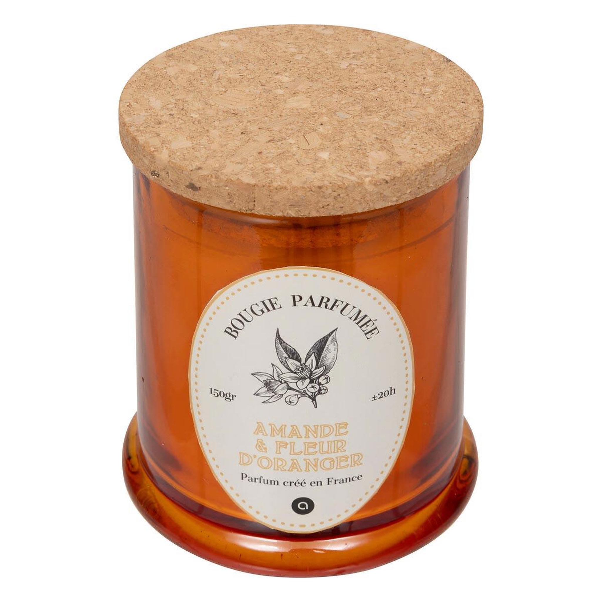 ATMOSPHERA Bougie parfumée  hapo  150g amande & fleur d'oranger