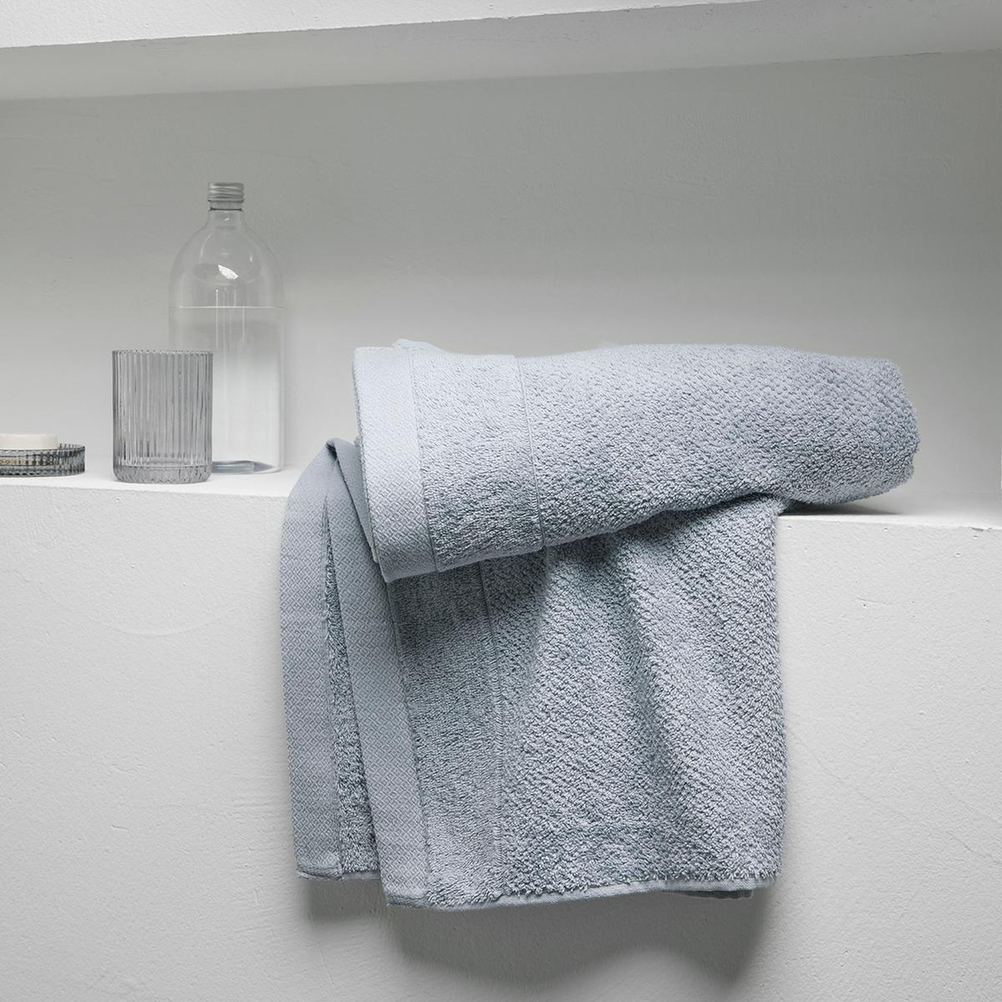 Voir la diapositive 1 : TODAY Drap de bain uni en Coton bio 450 G/M²