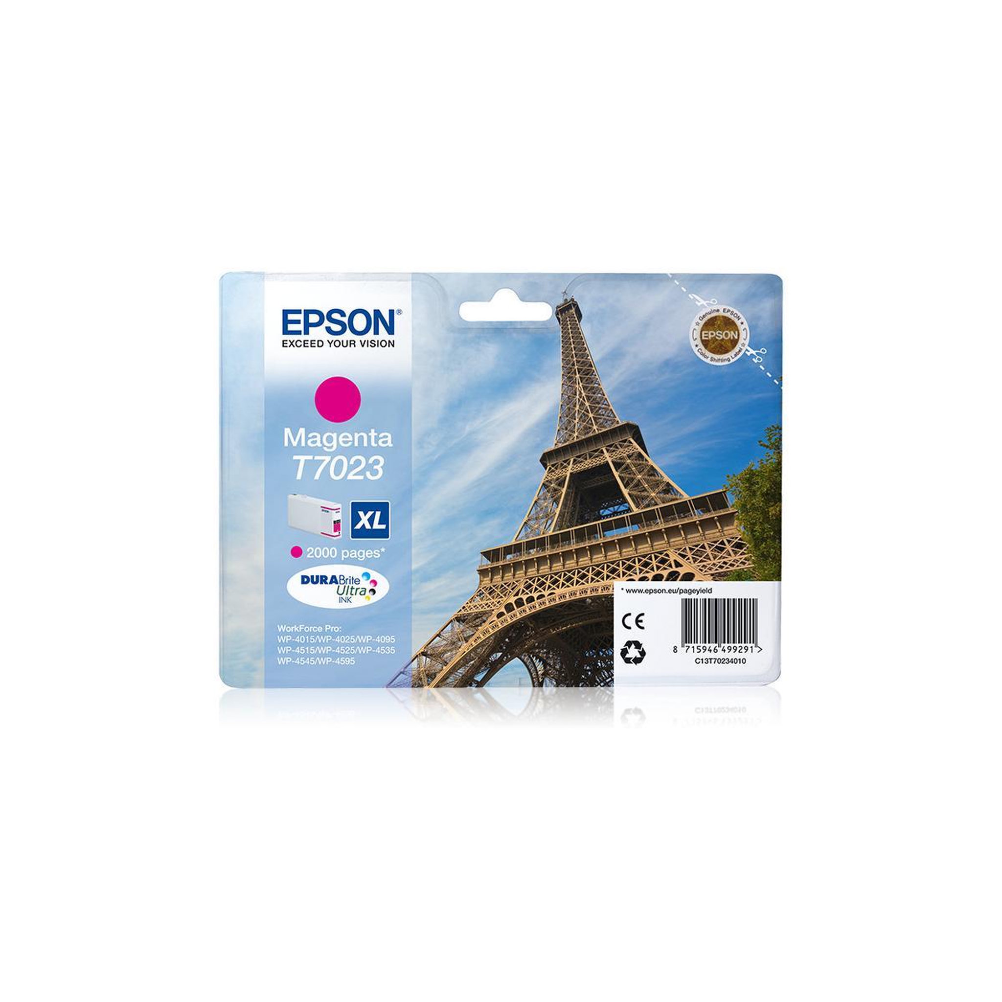 Epson Epson Eiffel Tower Encre Magenta XL  Tour Eiffel  (2 000 p)
