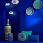 Voir la diapositive 3 : Paris Prix Vase Déco en Jonc  Ninon  90cm Bleu