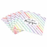 Paris Prix Lot de 20 Serviettes en Papier  Licorne  33x33cm Multicolore