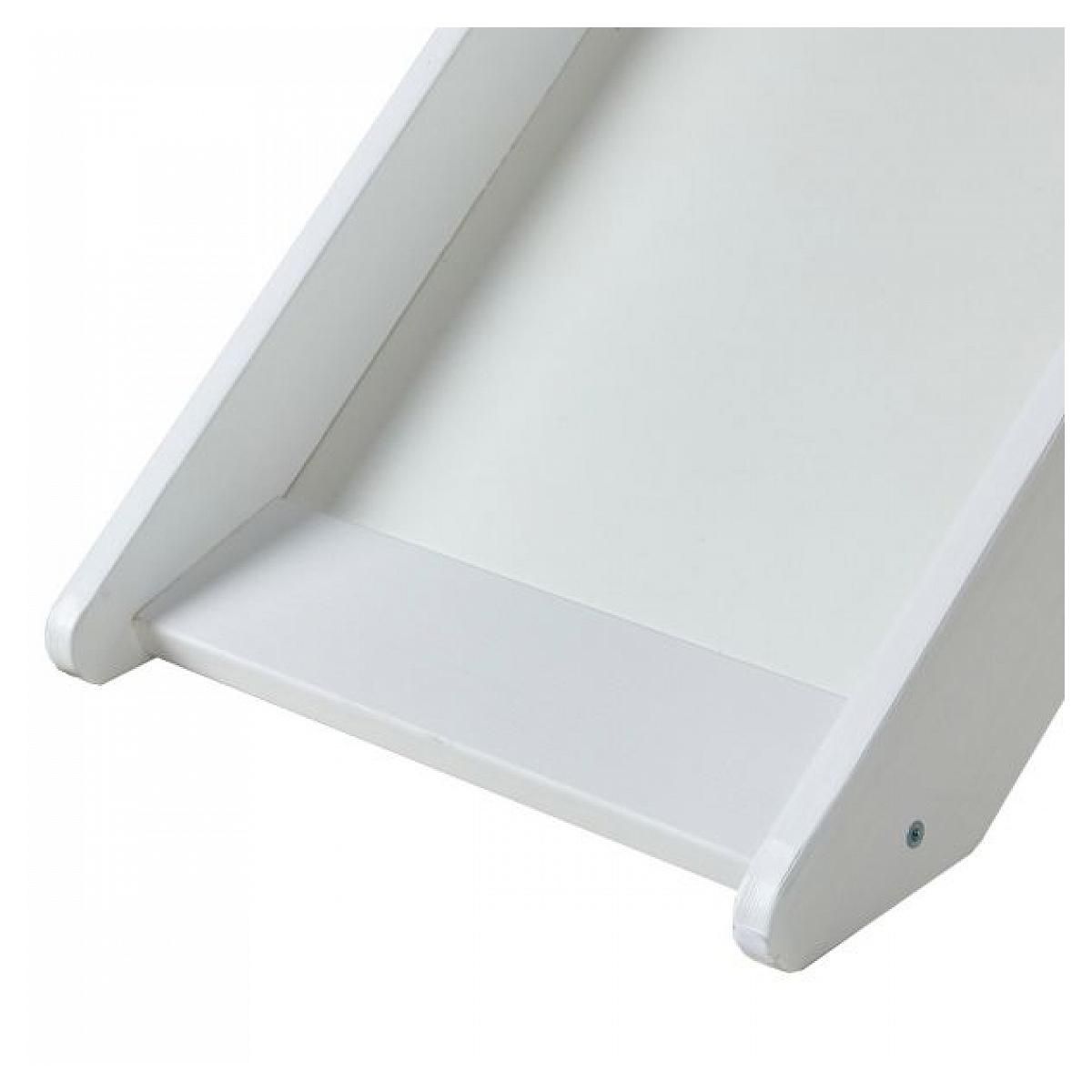 HomeStyle4U Lit mezzanine à lattes, échelle et toboggan 90x200 cm