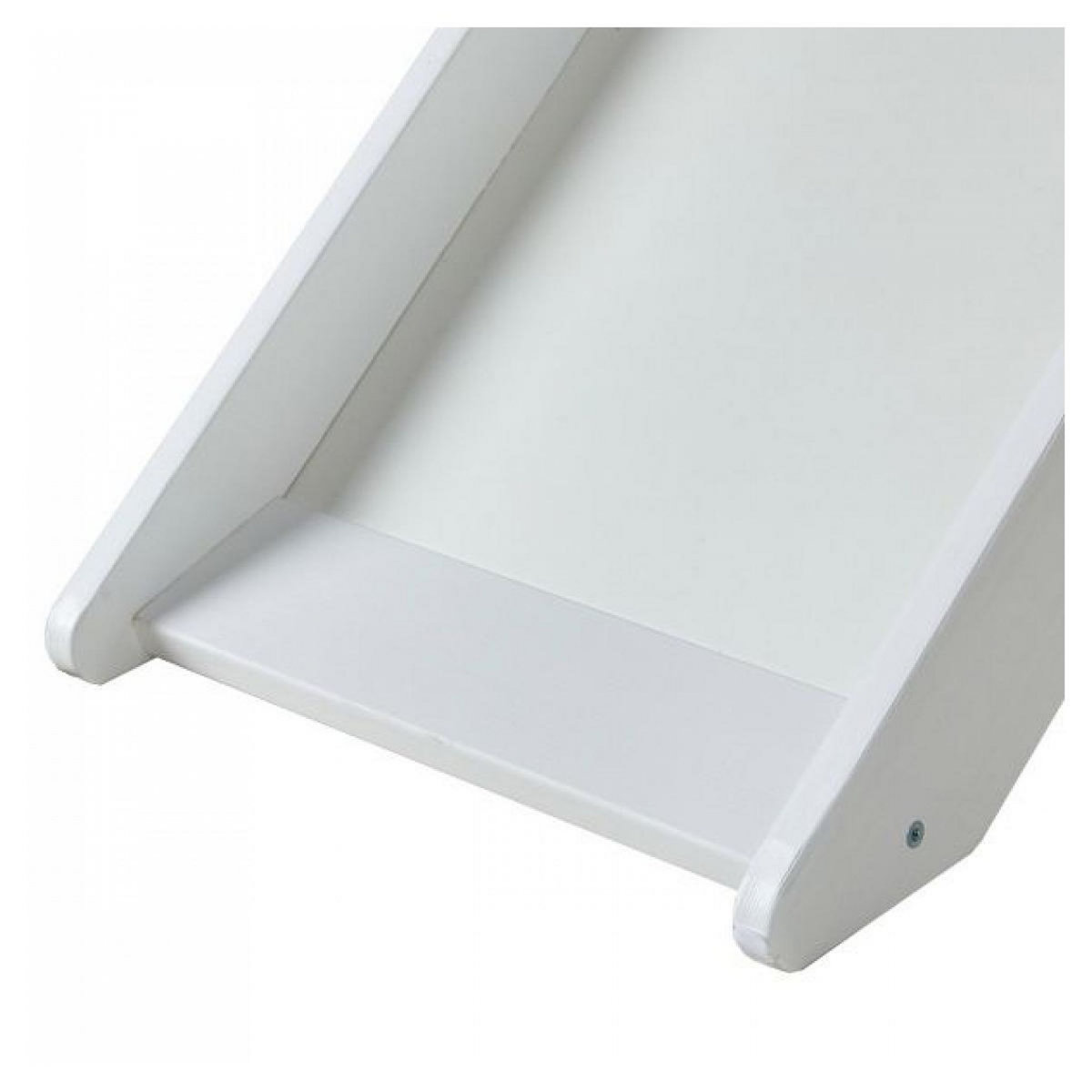 HomeStyle4U Lit mezzanine à lattes, échelle et toboggan 90x200 cm