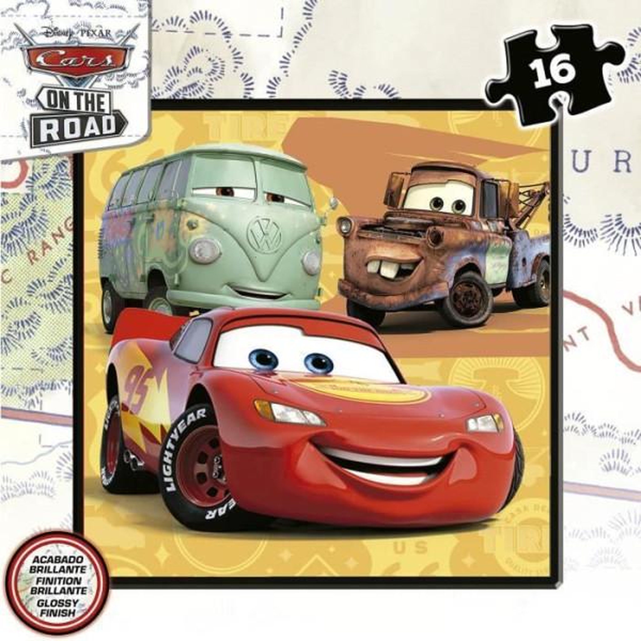 Voir la diapositive 5 : EDUCA 4 puzzles progressifs cars on the road
