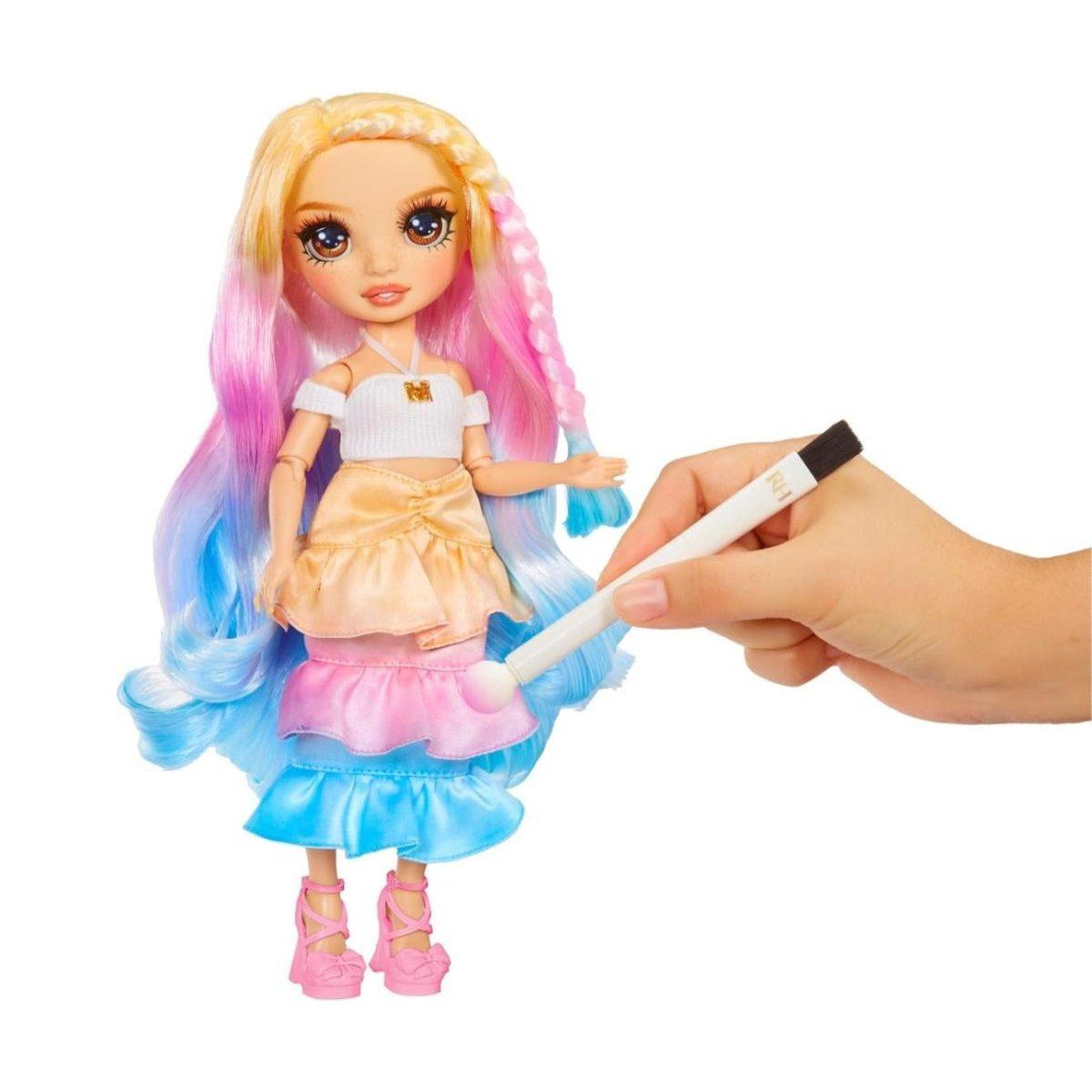 Voir la diapositive 4 : MGA ENTERTAINMENT Poupée MGA 507598 Rainbow High Watercolor And Create - yeux bruns