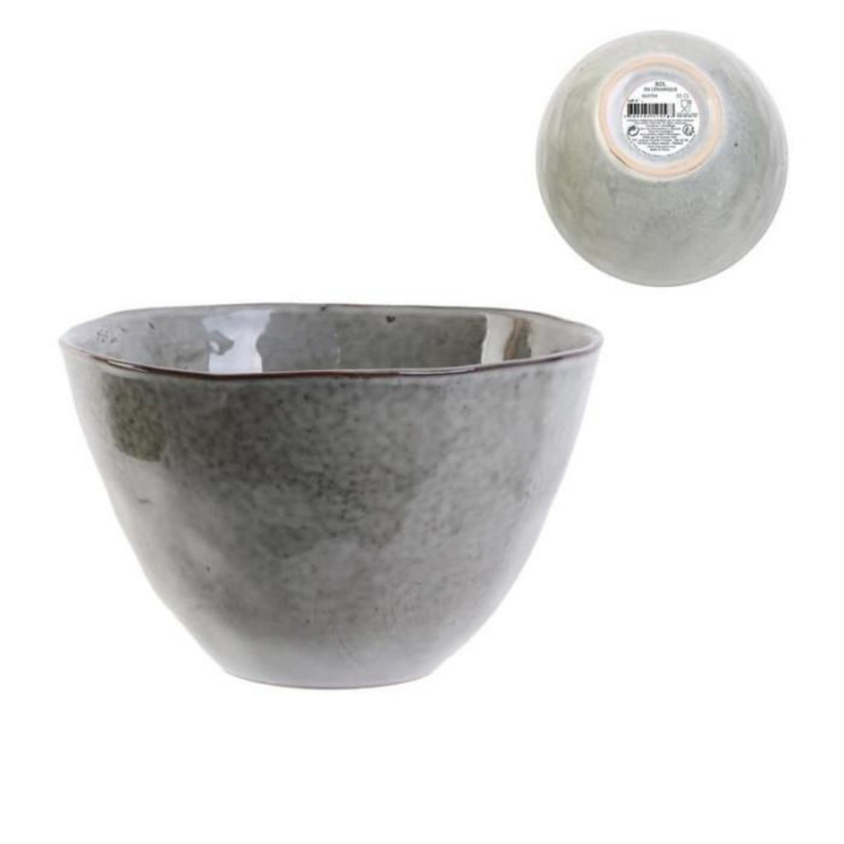 Paris Prix Lot de 6 Bols  Au Grès du Temps  15cm Gris