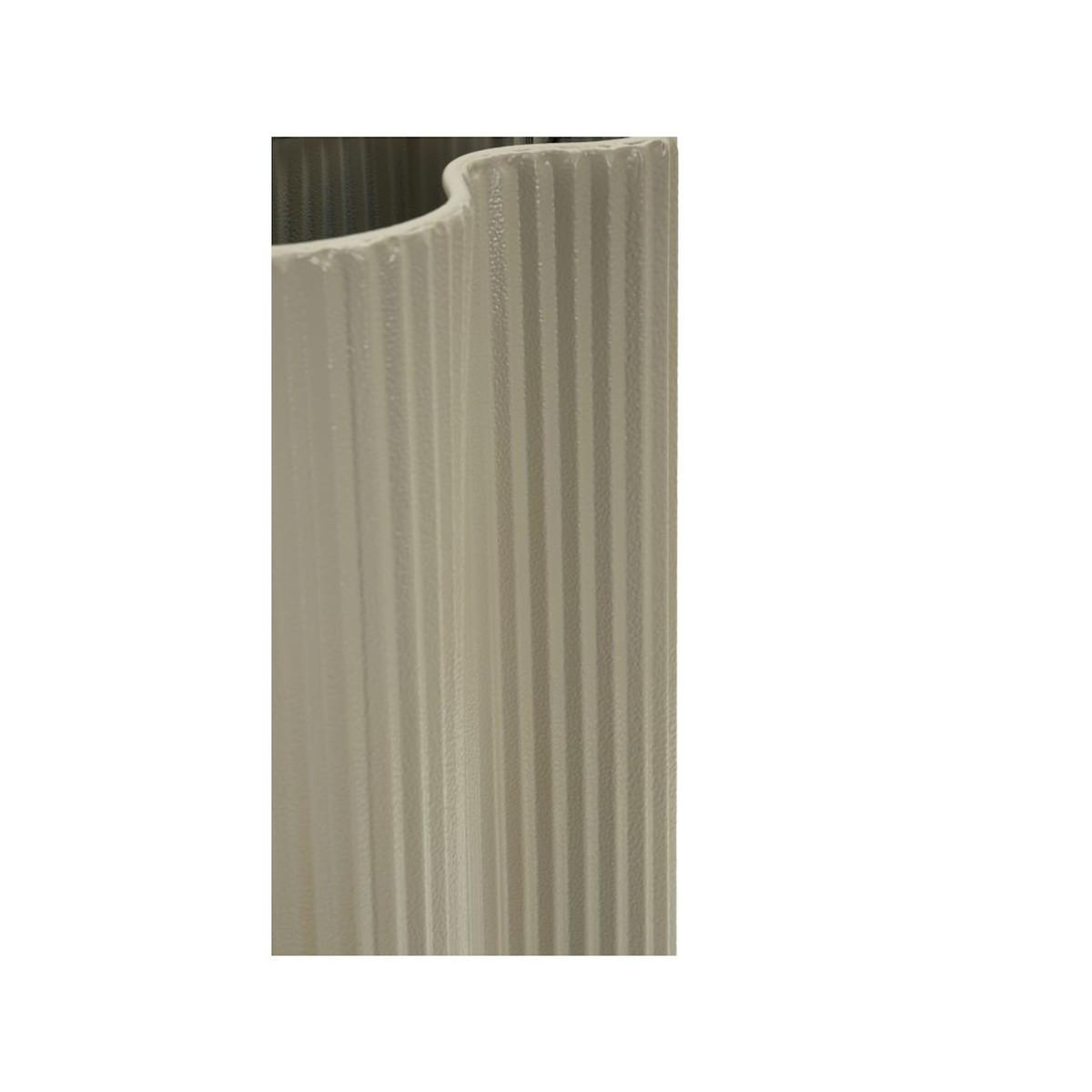 Paris Prix Vase Design en Métal  Frankfurt  36cm Beige Foncé