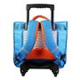 Voir la diapositive 4 : Bagtrotter BAGTROTTER Cartable à roulettes 38 cm Phileas Bleu Skateur