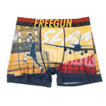 FREEGUN Boxer Rouge/ à Imprimés Homme Freegun BAS. Coloris disponibles : Jaune