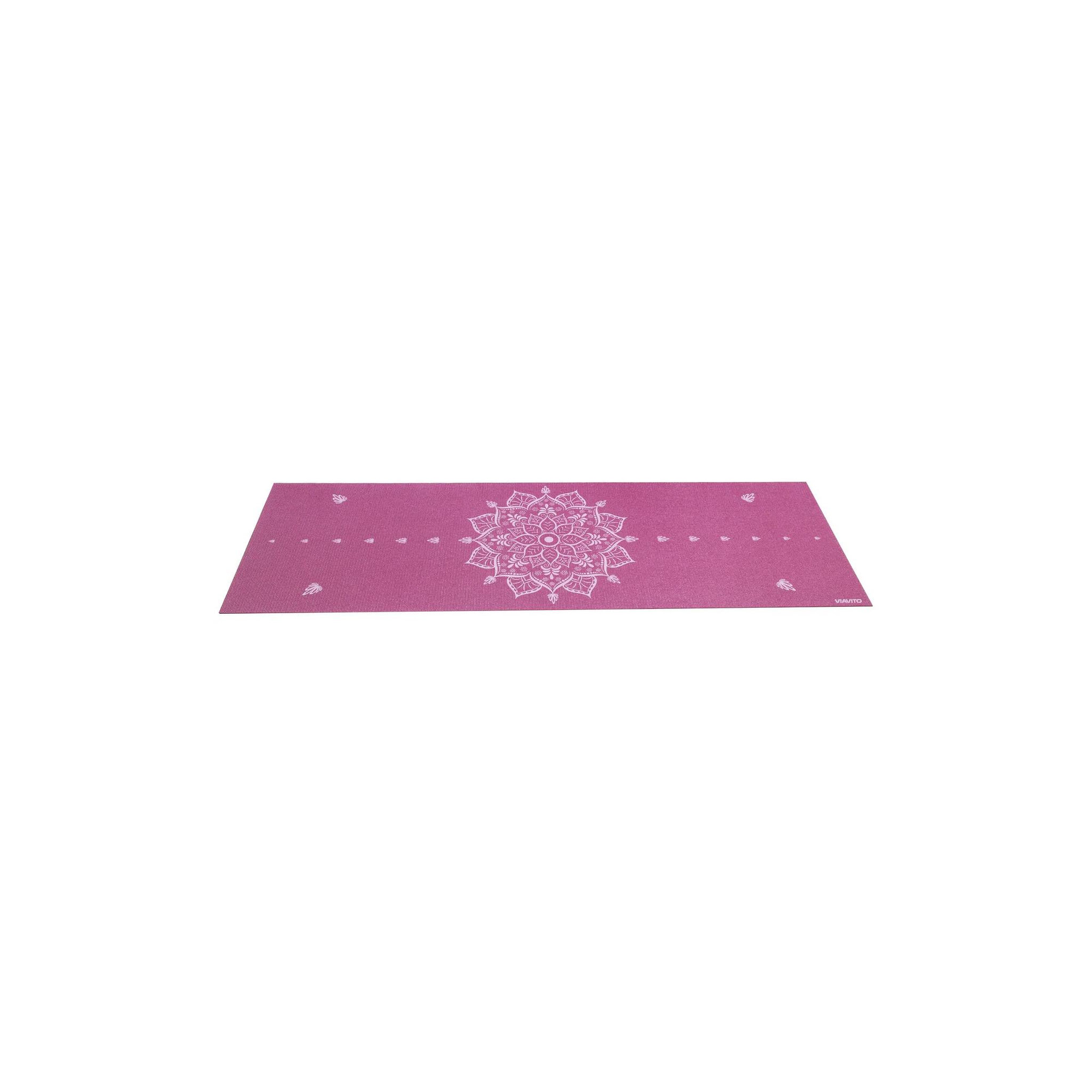 Voir la diapositive 6 : VIAVITO Tapis de yoga et de fitness - viavito - 4mm - avec sangle de transport - violet