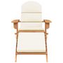 Voir la diapositive 3 : VIDAXL Chaise de jardin Adirondack et repose-pieds bois massif acacia