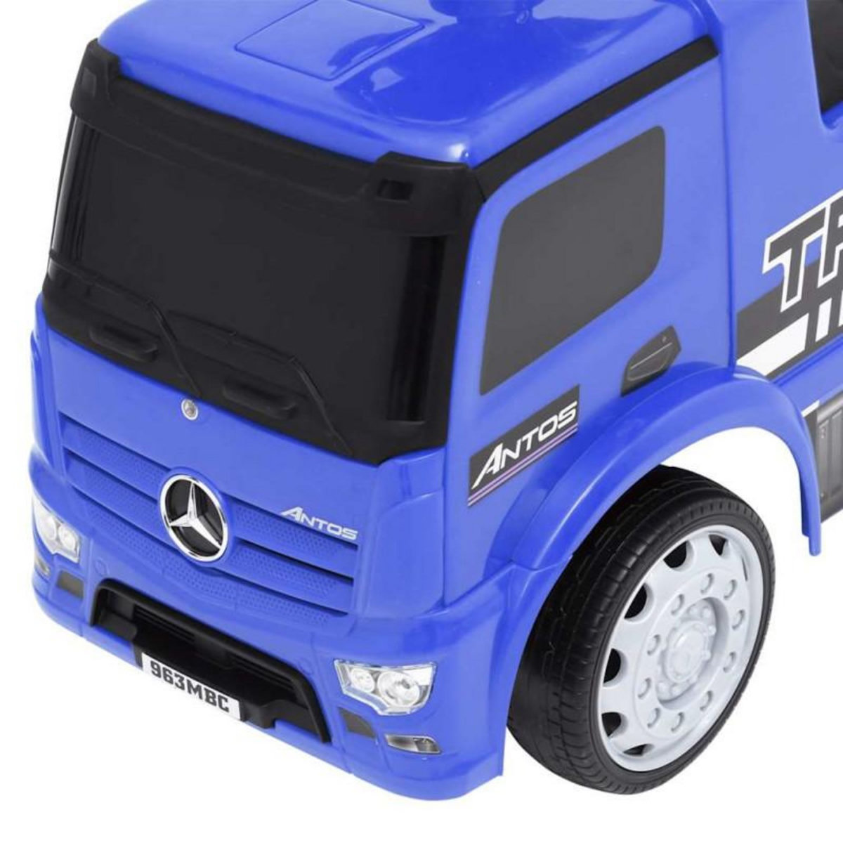 VIDAXL Camion à pédales Mercedes Benz Bleu