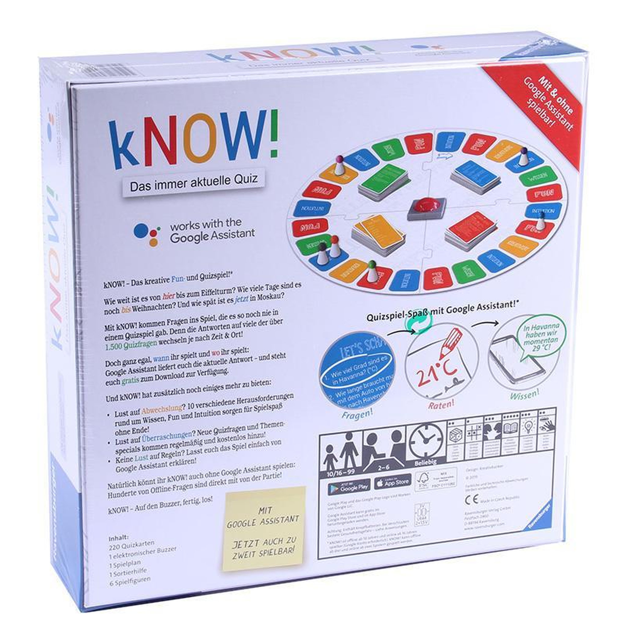 Voir la diapositive 3 : RAVENSBURGER Ravensburger kNOW! Quizspiel Deutsch (27252)