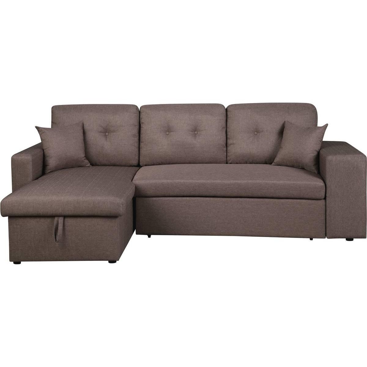 Habitat et Jardin Canapé d'angle convertible/réversible  Axel  - 3 places - Taupe