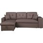 Voir la diapositive 3 : Habitat et Jardin Canapé d'angle convertible/réversible  Axel  - 3 places - Taupe