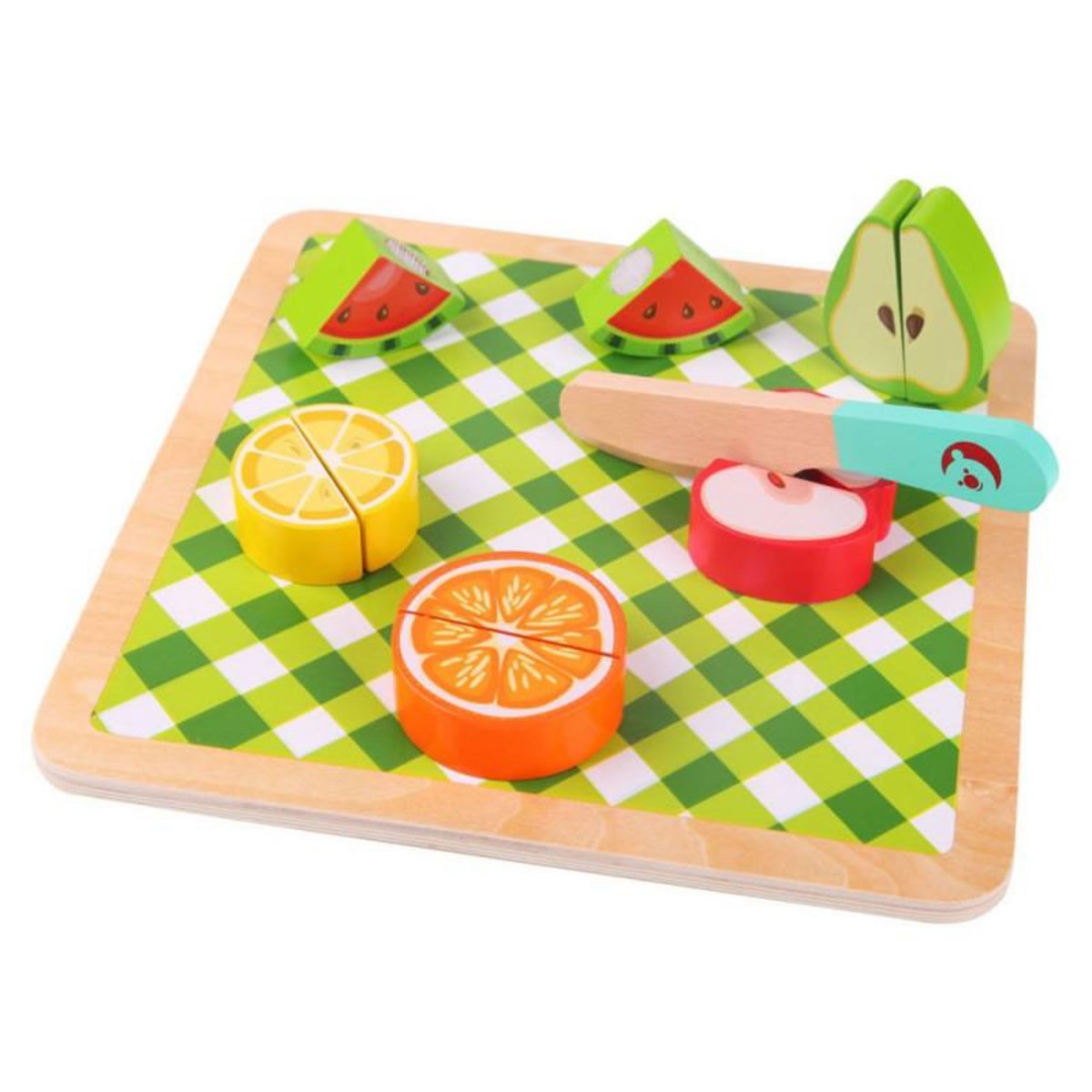 CLASSIC WORLD Classic World Wooden Cut Fruit, 20 pcs.