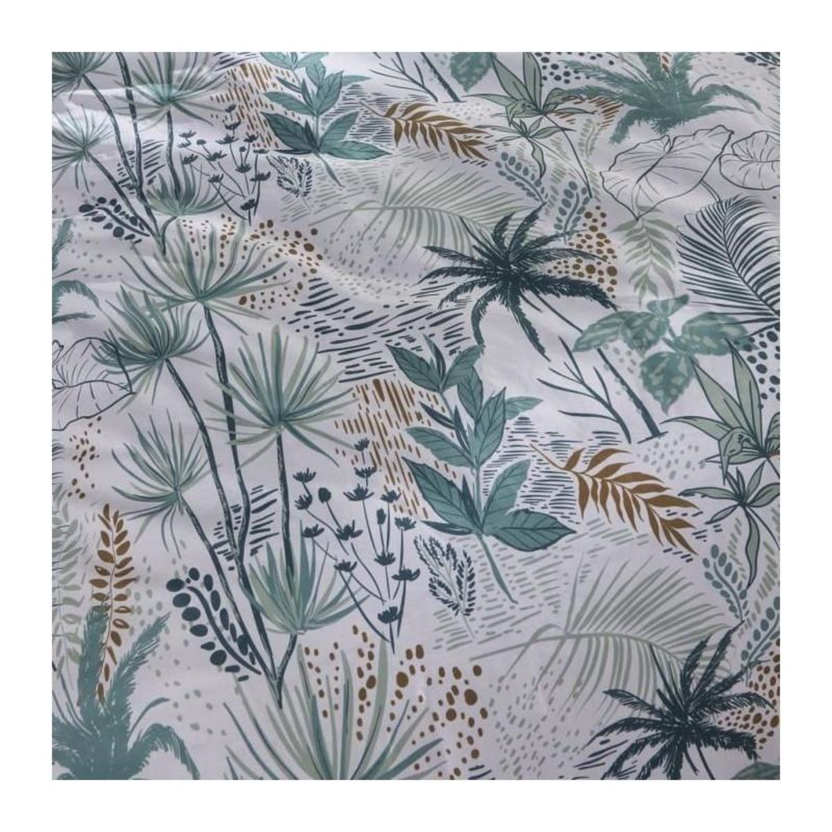 Today Parure de couette - TODAY - Sunshine 17.25 - 240x260cm - 2 personnes - Imprimée - Coton 57 fils