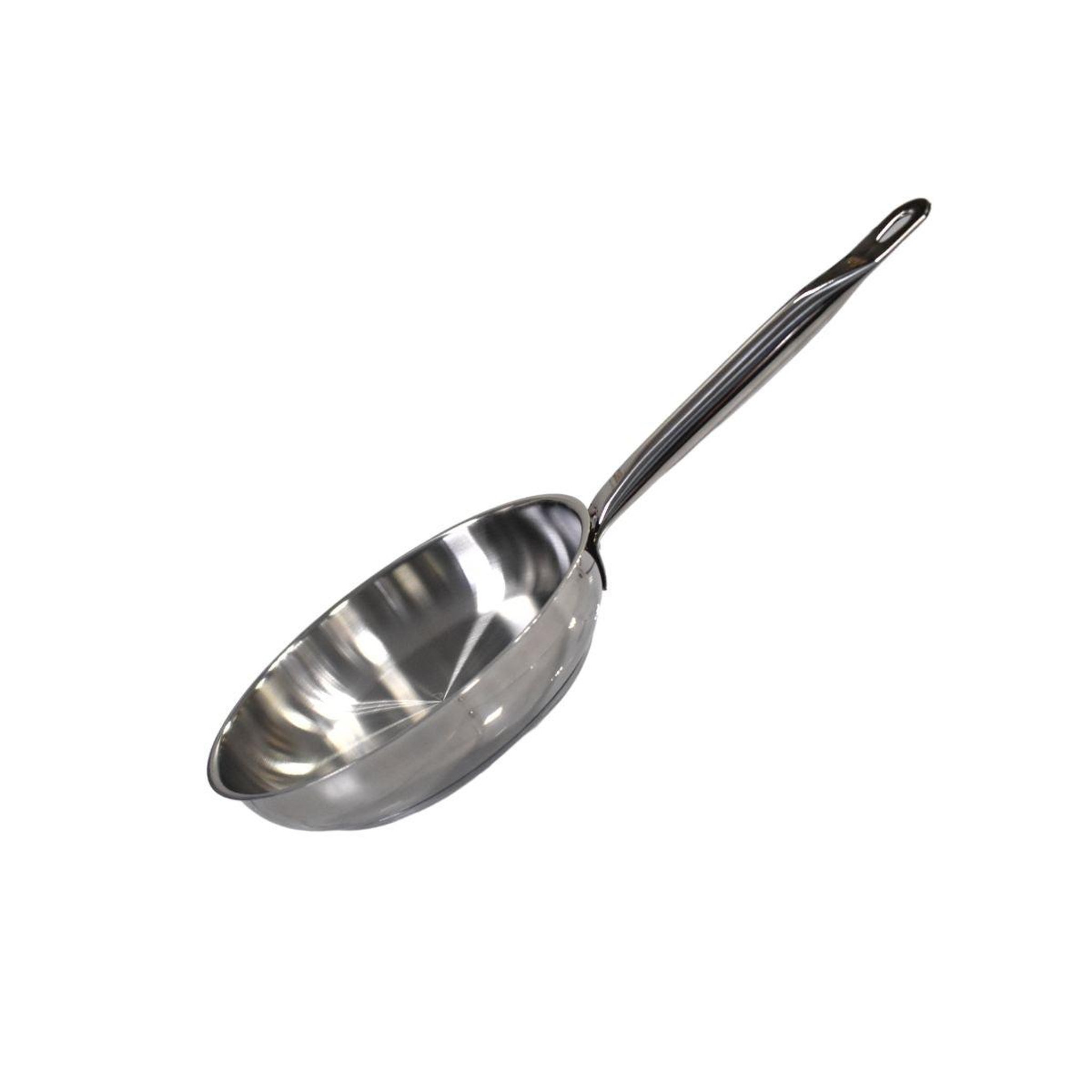ELO Poêle à frire 28 cm en inox 18/10 sans revêtement de 2,6 litres elo profi therm