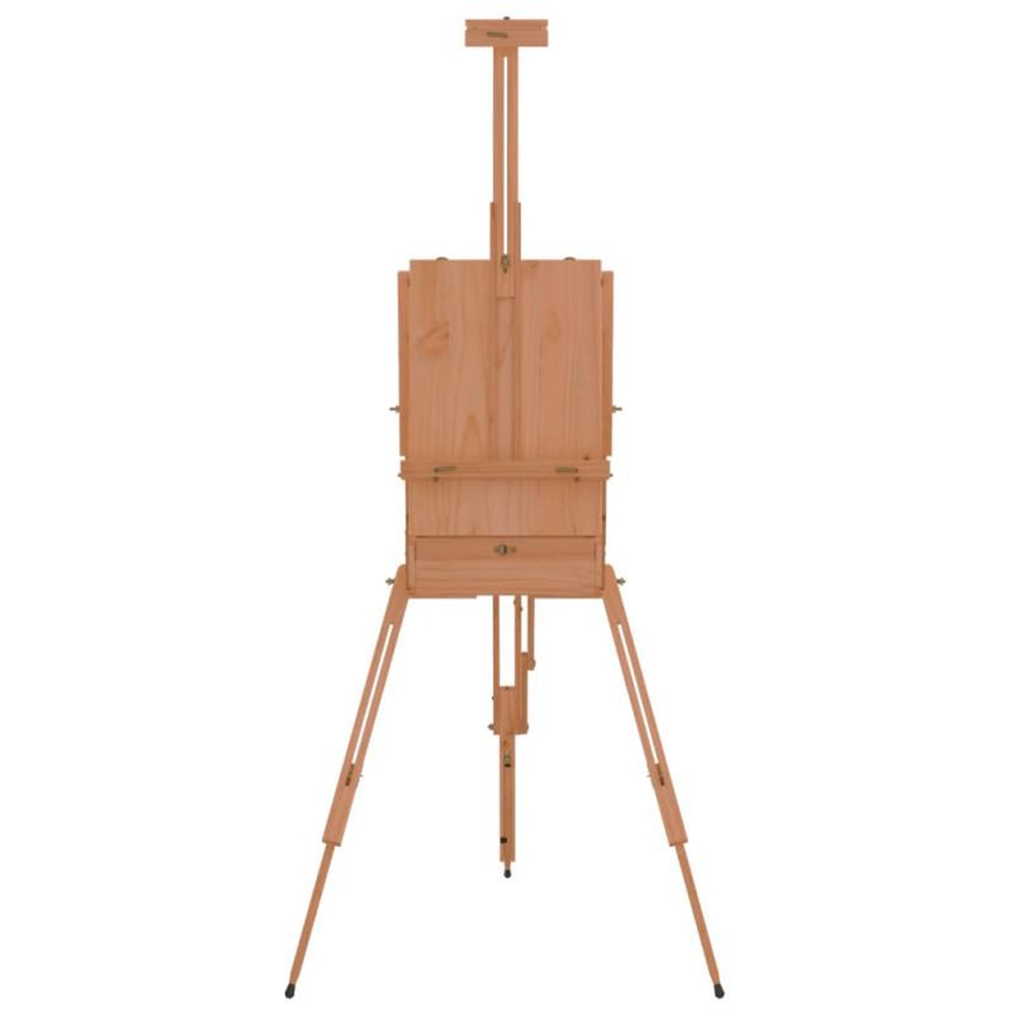 Voir la diapositive 4 : VIDAXL Chevalet 81x121x173 cm bois de hêtre massif