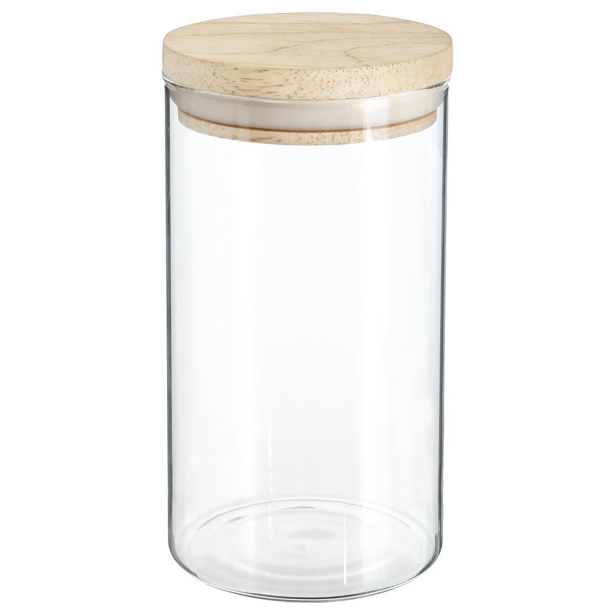 FIVE Bocal en verre  pops  1l transparent & naturel