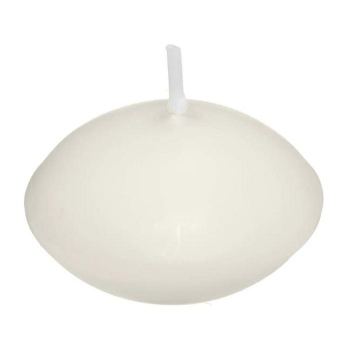 ATMOSPHERA Lot de 6 Bougies Flottantes  Many  4,5cm Blanc