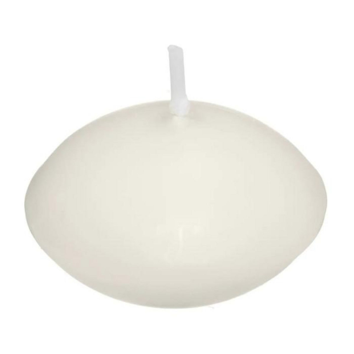 ATMOSPHERA Lot de 6 Bougies Flottantes  Many  4,5cm Blanc