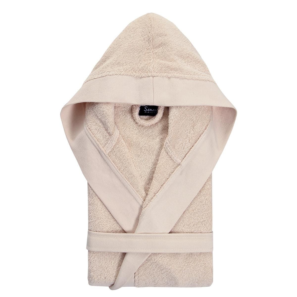 Sensei Maison Peignoir mixte à capuche uni 420 g/m² BOXER