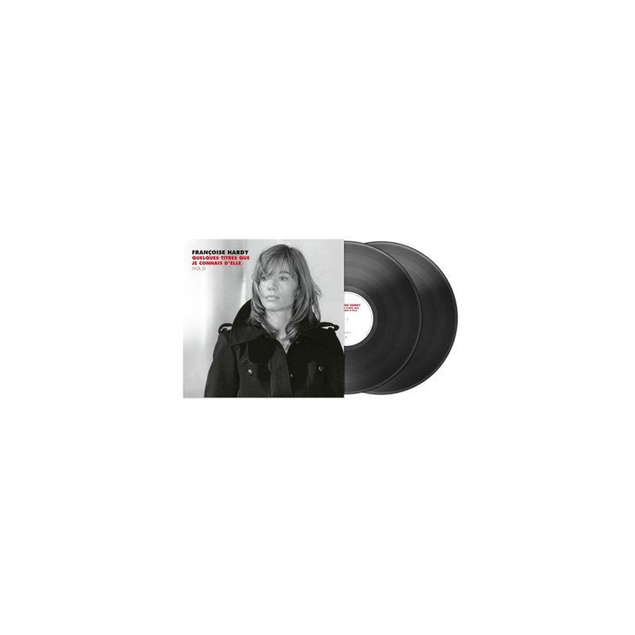 Vinyle françoise hardy – quelques titres que je connais d'elle, volume 2, disque noir