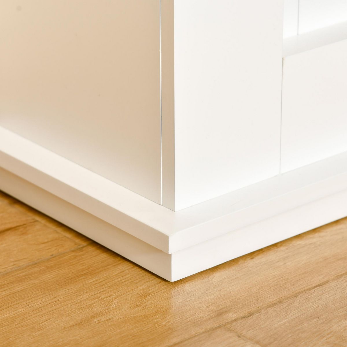 HOMCOM Cheminée électrique grande taille 2000 W  effet flammes LED minuterie température luminosité réglables télécommande fournie blanc