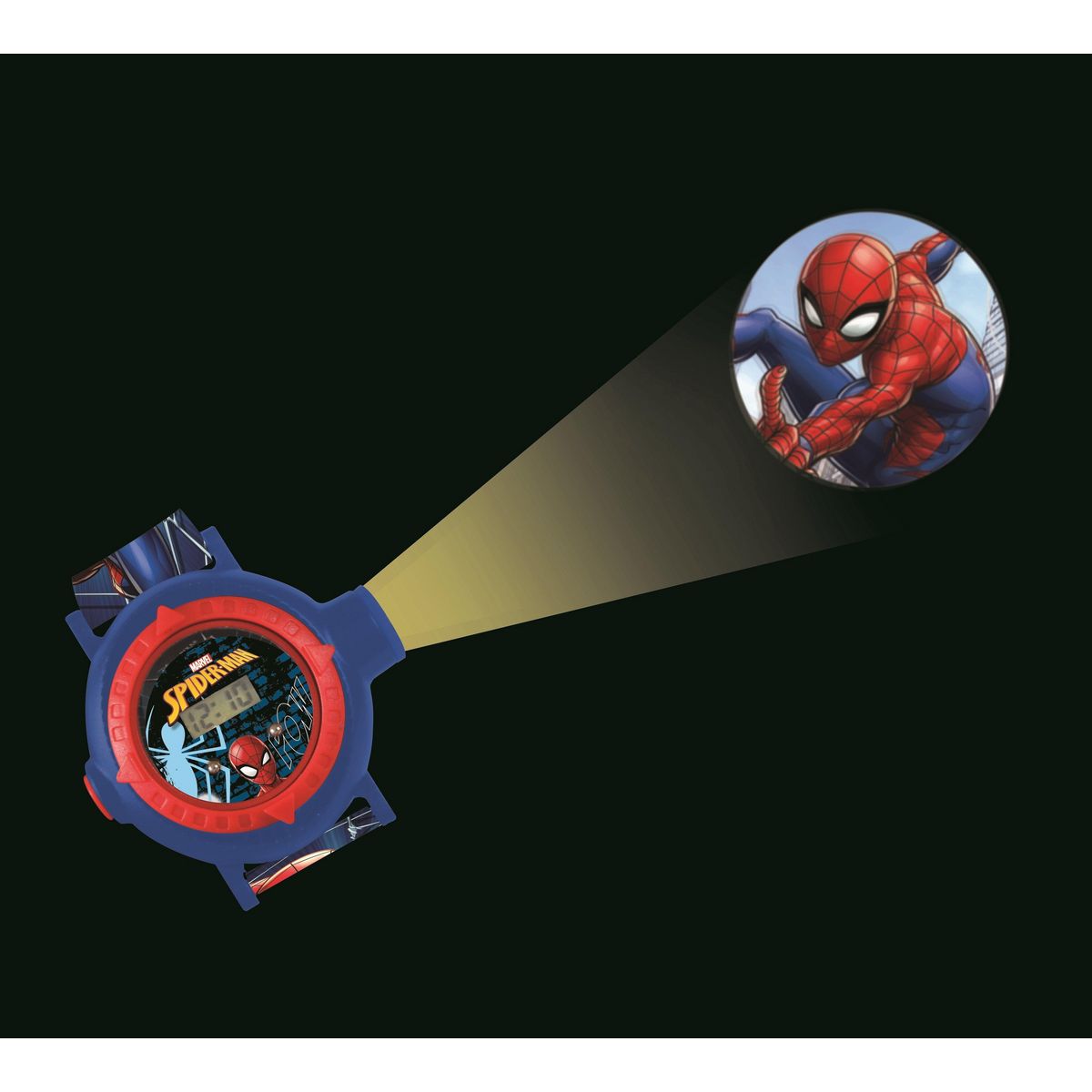 Lexibook Montre digitale avec projection SpiderMan