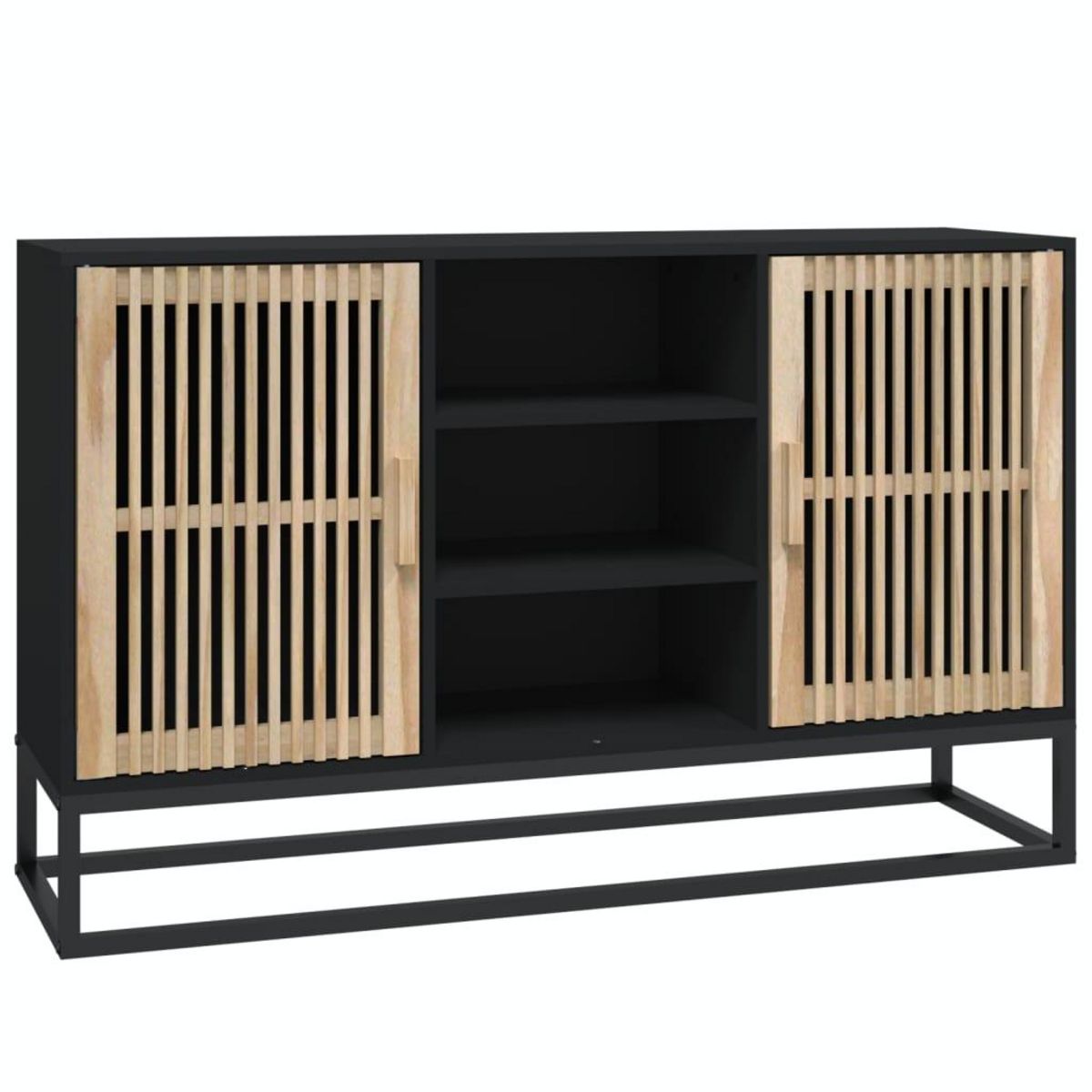 VIDAXL Buffet noir 105x30x65 cm bois d'ingenierie