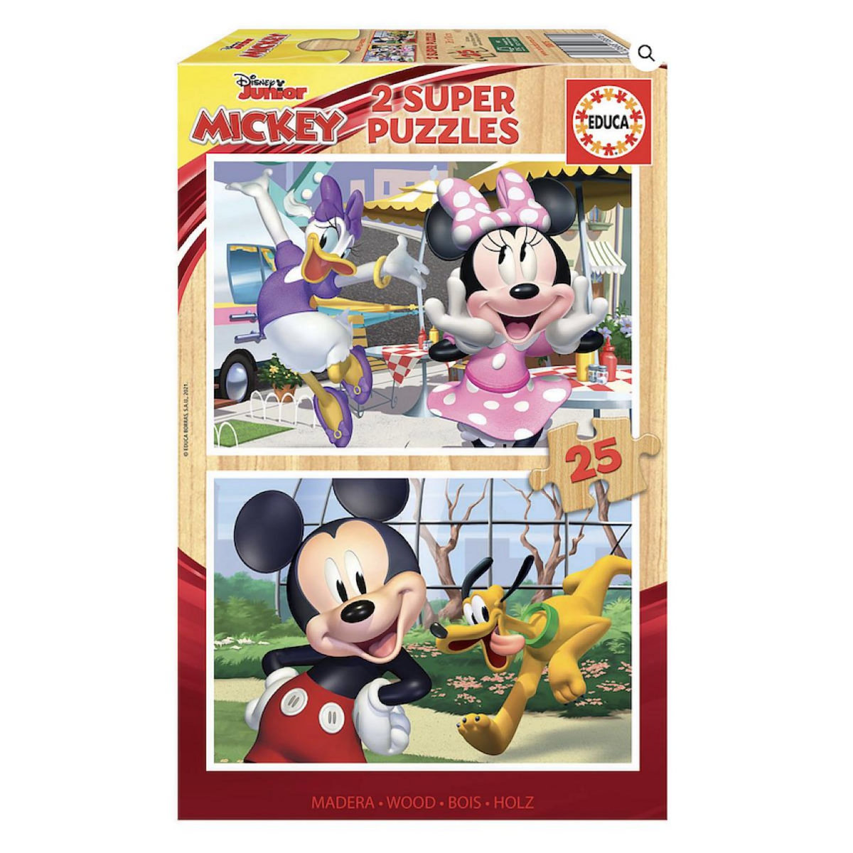 EDUCA 2 supers puzzles 25 pieces mickey et ses amis