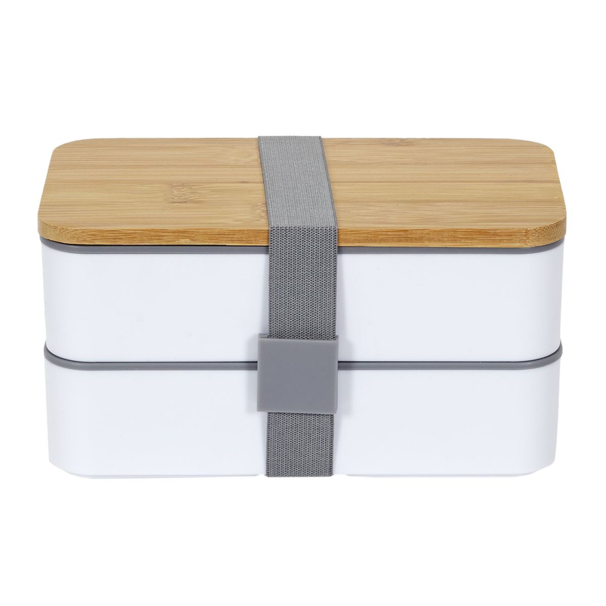 Lunch box 2 niveaux avec couverts