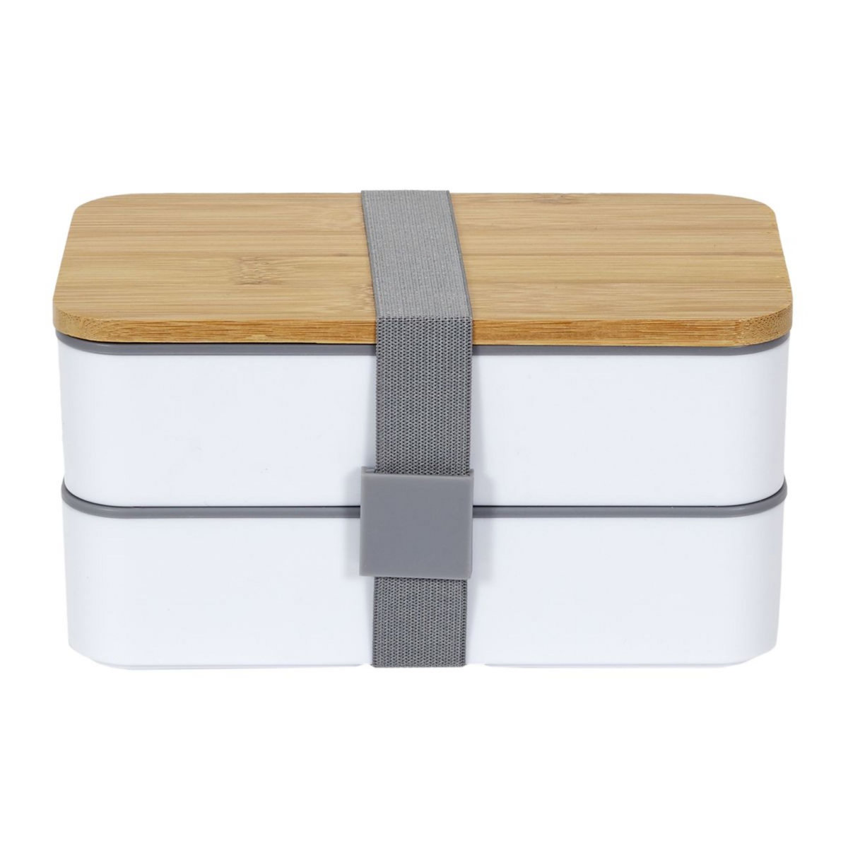 Lunch box 2 niveaux avec couverts