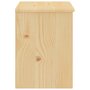 Voir la diapositive 3 : VIDAXL Table de chevet naturel 35x30x40 cm bois de pin massif