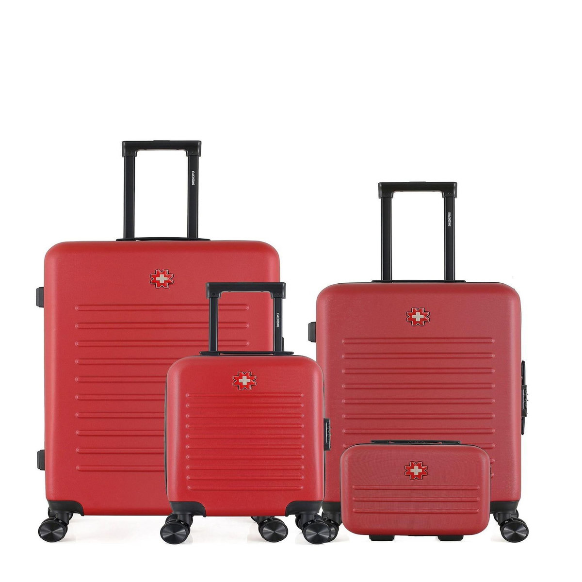 SWISS KOPPER SWISS KOPPER - Lot de 4 - Valises grand format, weekend, cabine XXS et vanity WIL
