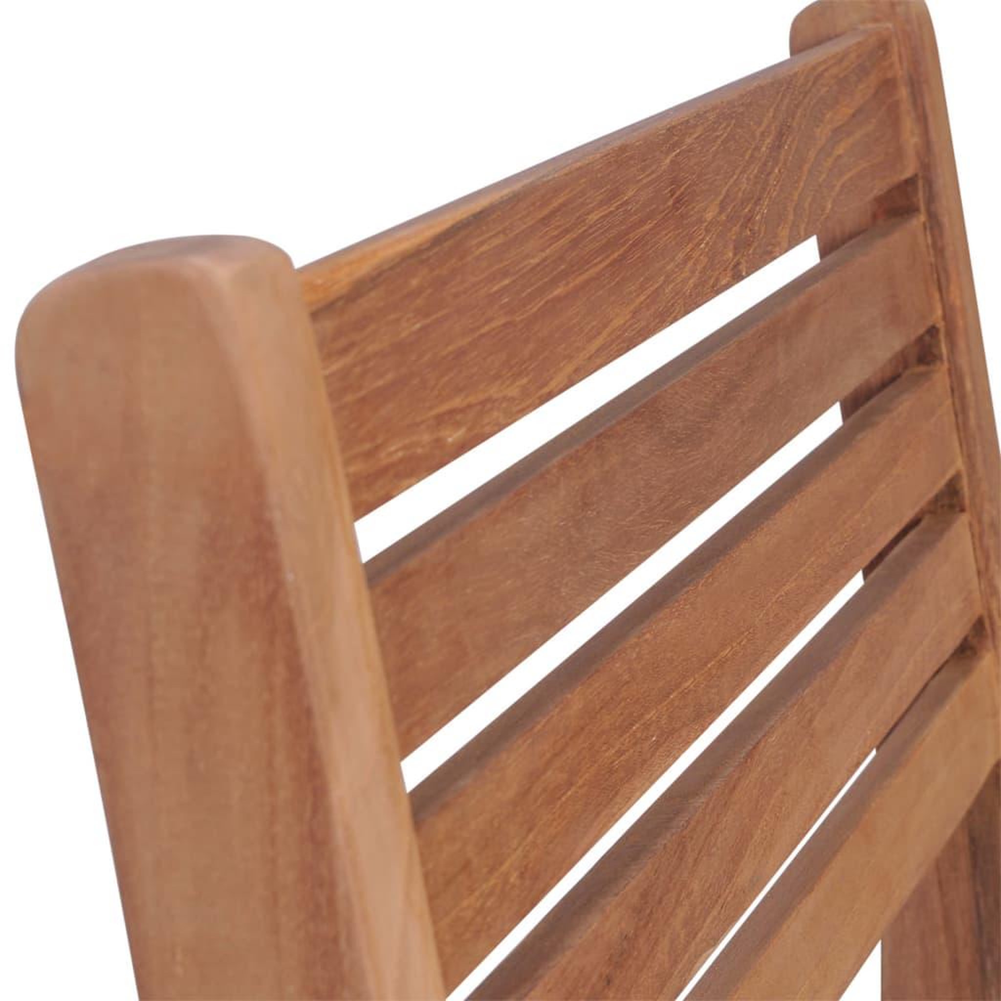Voir la diapositive 5 : VIDAXL Chaises de jardin lot de 4 et coussins gris Bois de teck solide