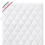 Voir la diapositive 2 : P'TIT LIT Matelas Bébé Climatisé - 70x140x10 cm - Reversible - Déhoussable - Anti Acarien - Fabrication Française