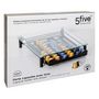 Voir la diapositive 6 : FIVE Porte 60 Capsules  Tiroir  40cm Noir