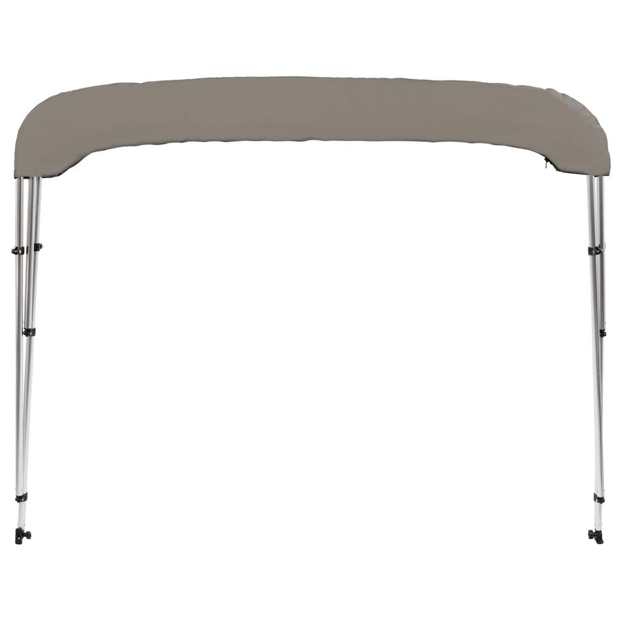 Voir la diapositive 4 : VIDAXL Auvent bimini a 3 arceaux gris 183x196x137 cm