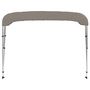 Voir la diapositive 4 : VIDAXL Auvent bimini a 3 arceaux gris 183x196x137 cm